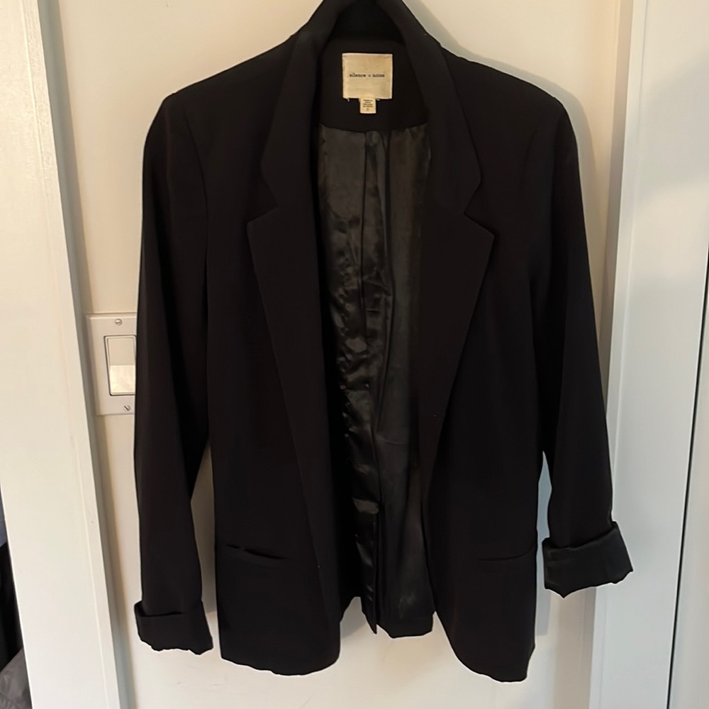 Silence and noise small black blazer